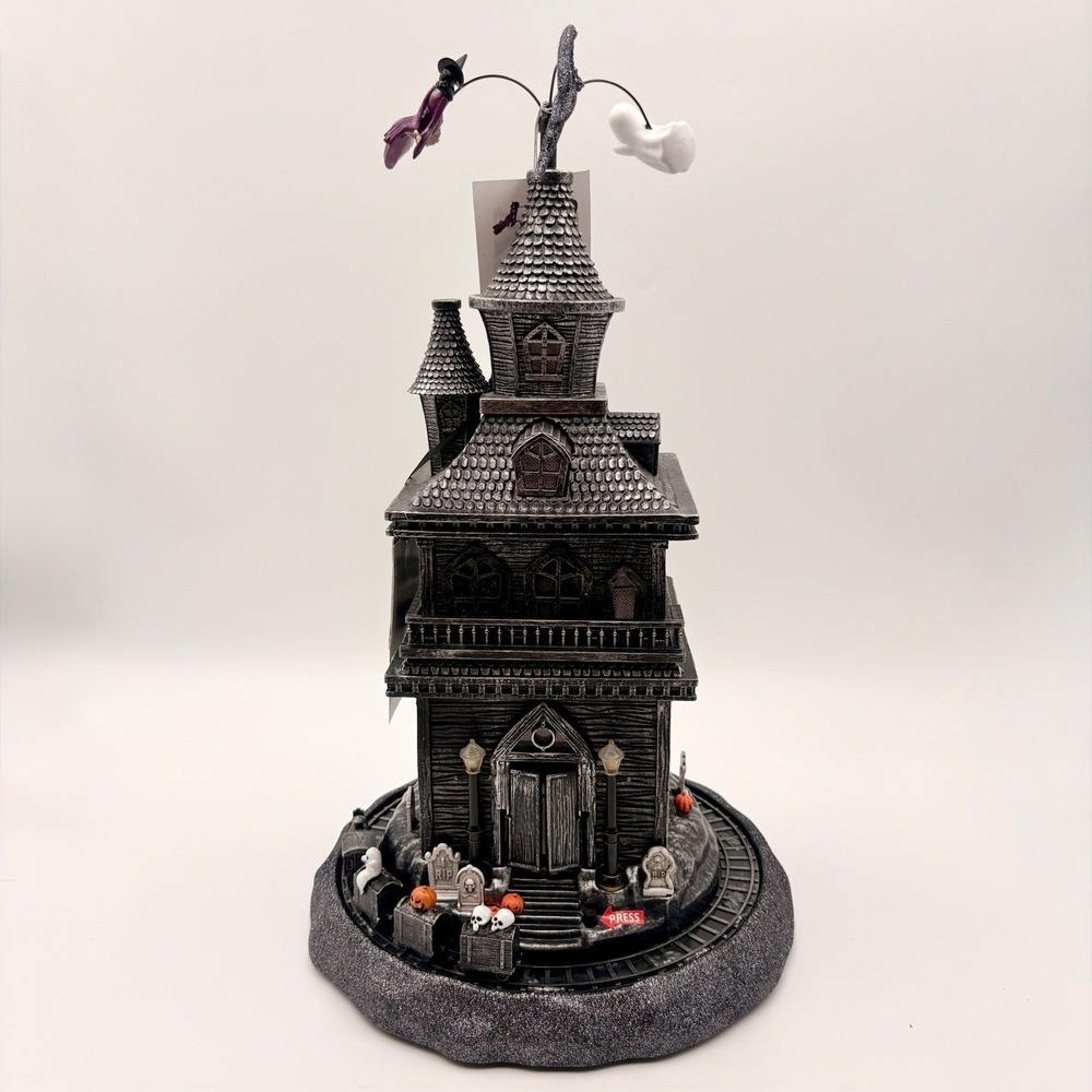 Well Dressed Home LED Lighted Musical Haunted House Animated Halloween Decor
